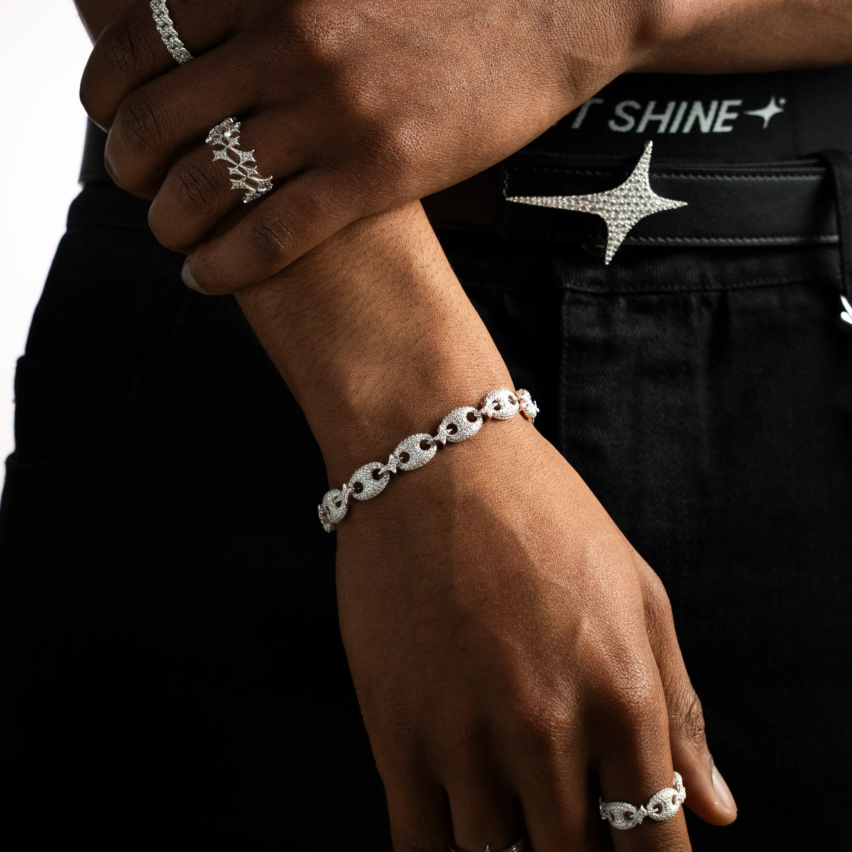 Bracelet Iced Coffee Beans - Argenté - Image 3