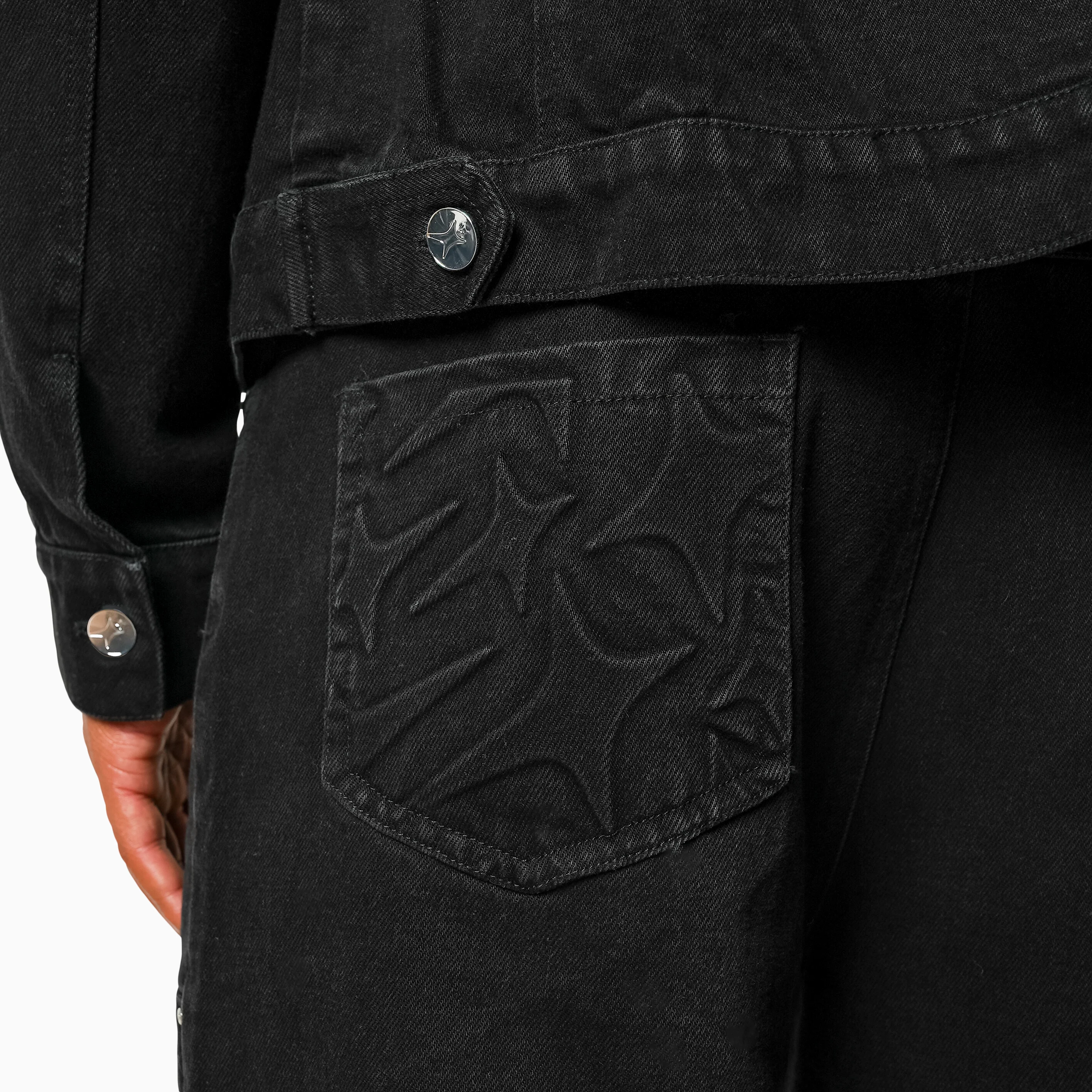 Carpenter Denim Monogram - Noir Moissanite - Image 4