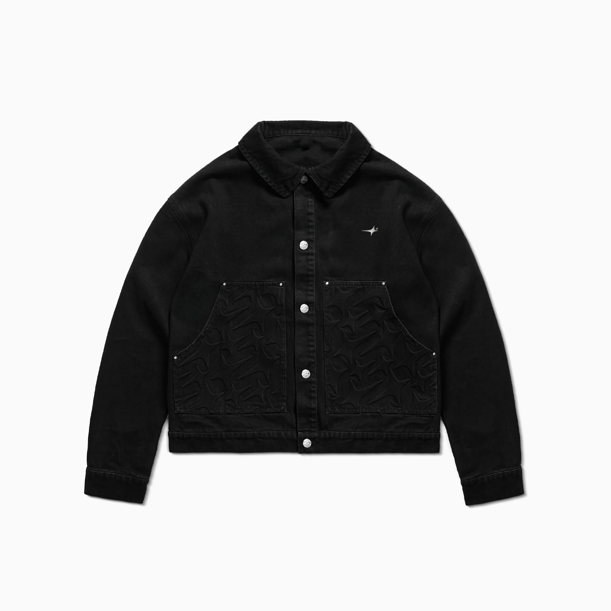 Denim Jacket Monogram - Noir