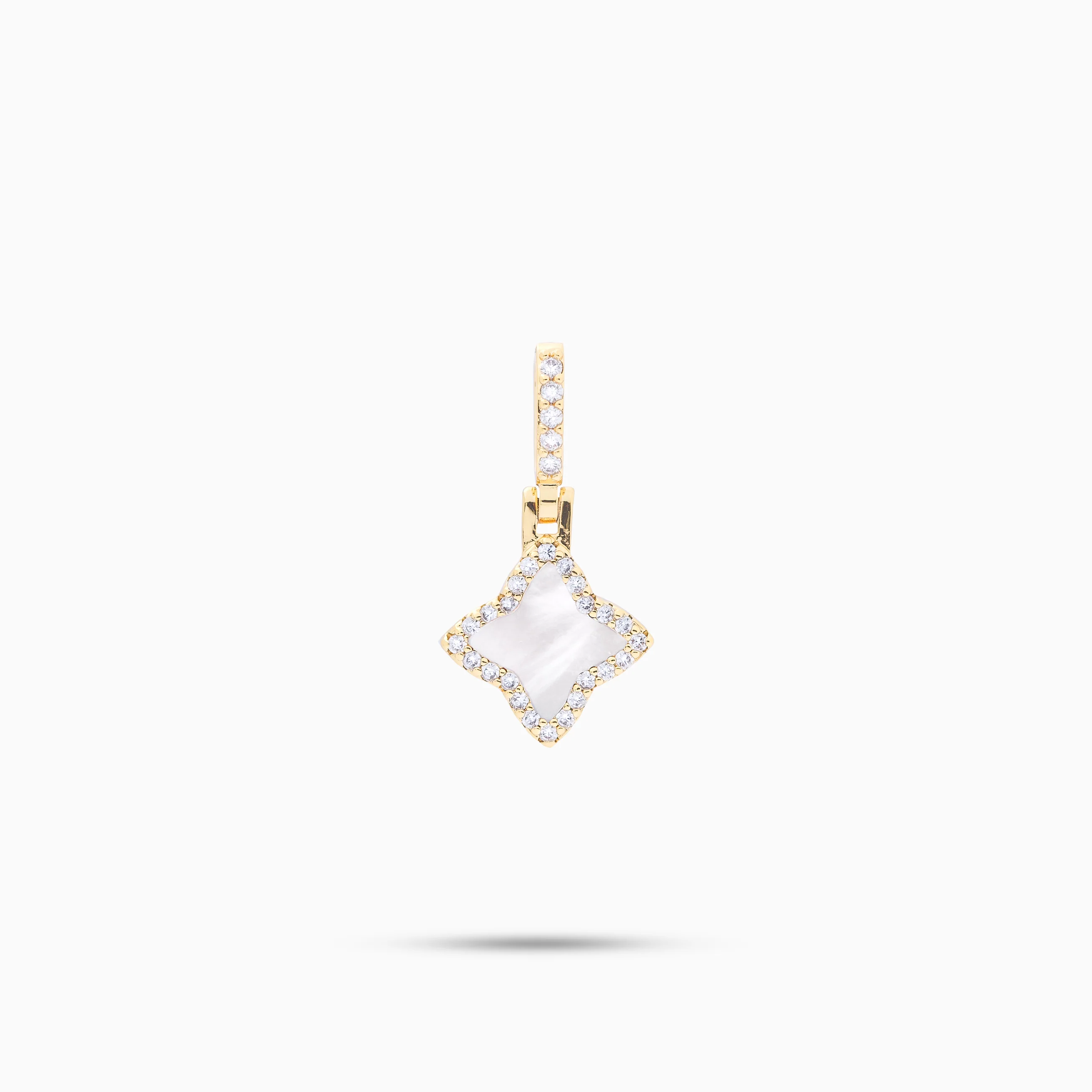 Flower dorée - Motif Blanc
