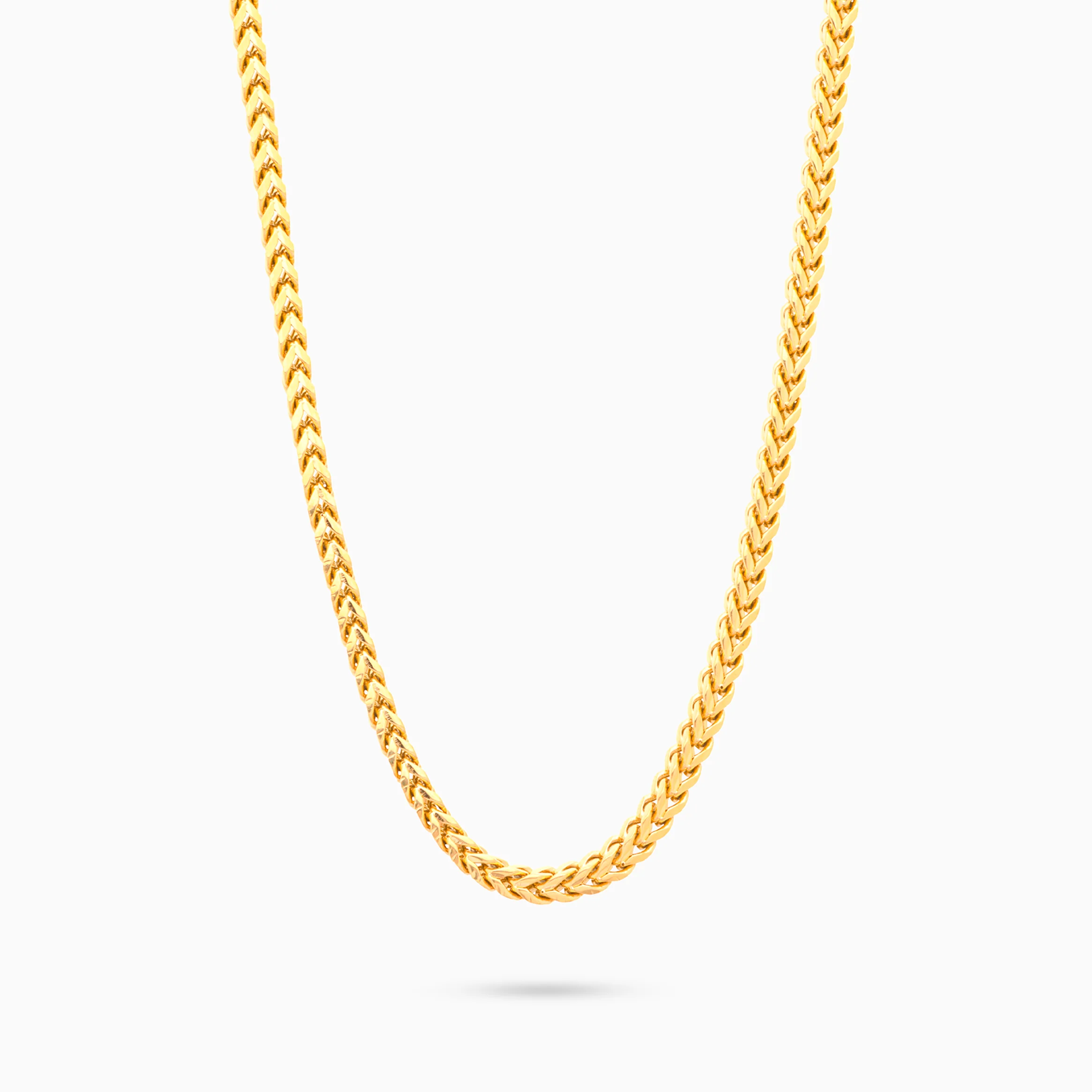 Chaîne Franco 3 mm dorée