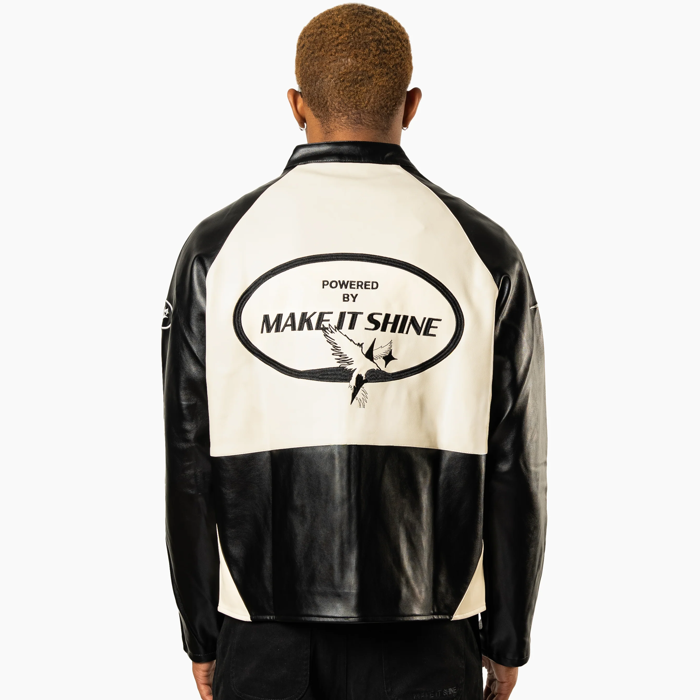 Leather Jacket Double Stars - Image 4