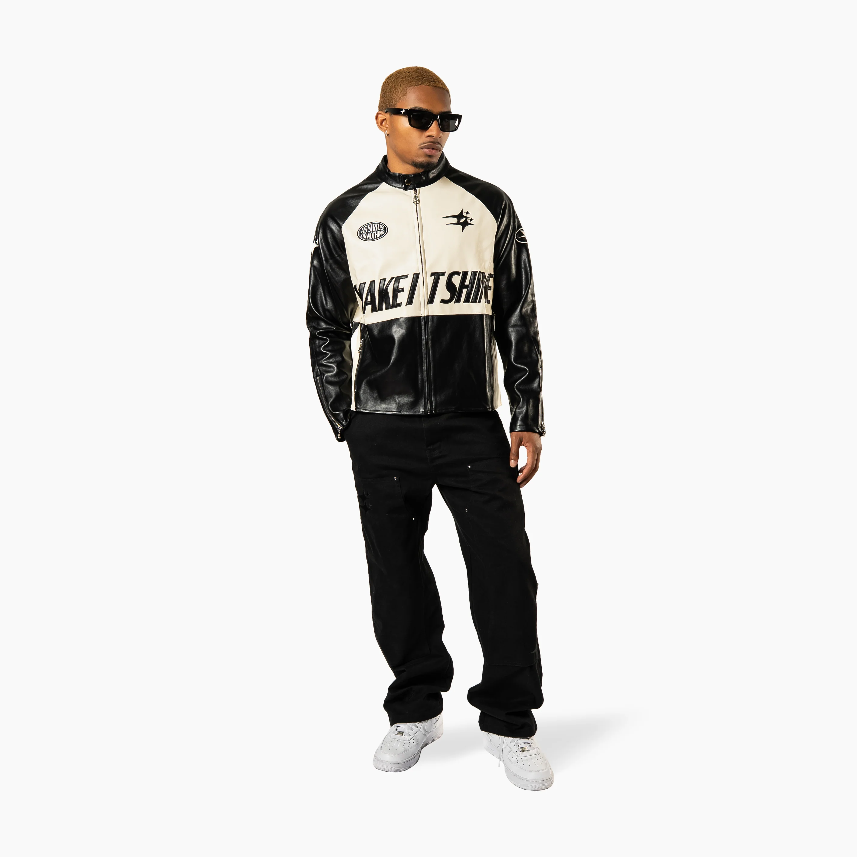 Leather Jacket Double Stars - Image 7
