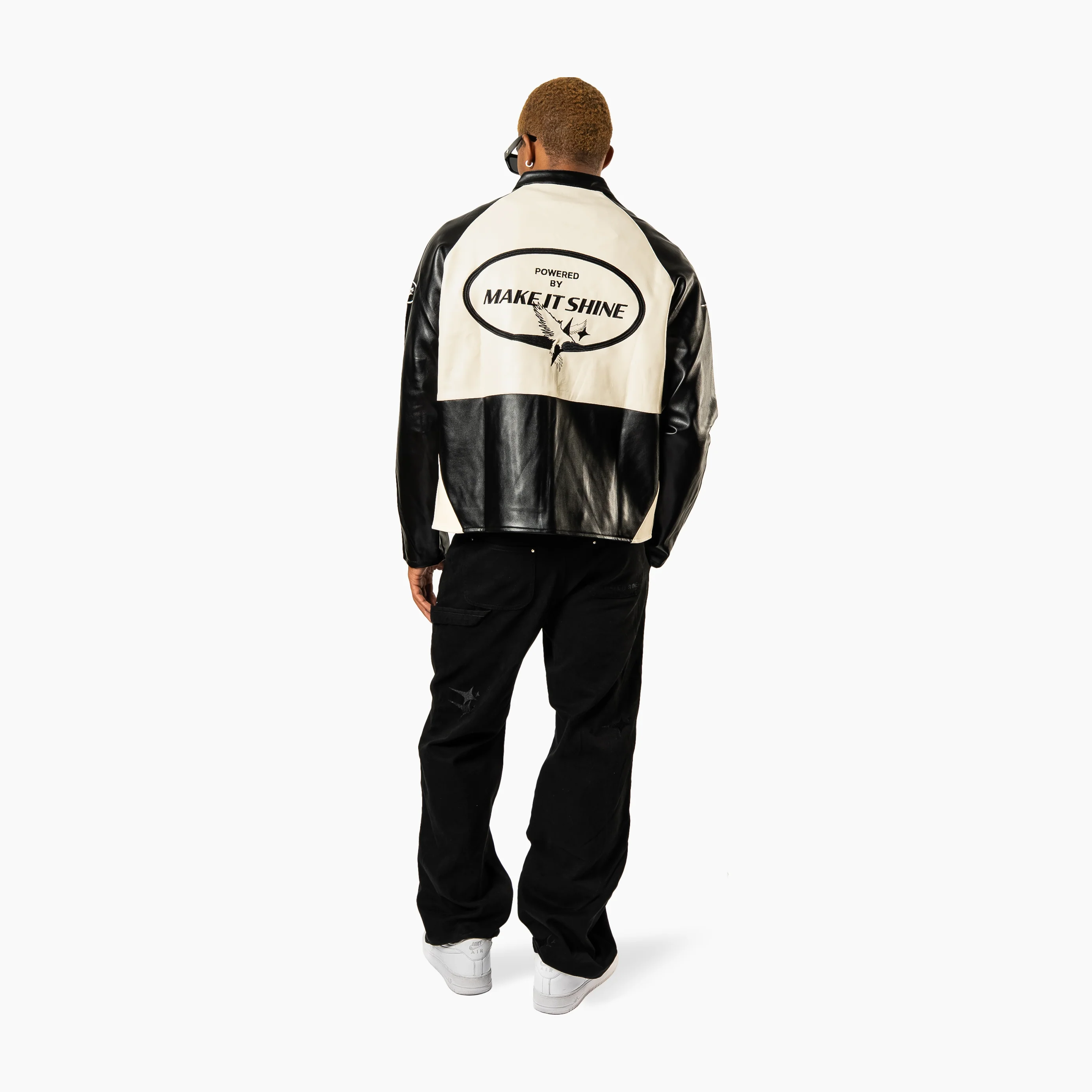 Leather Jacket Double Stars - Image 8