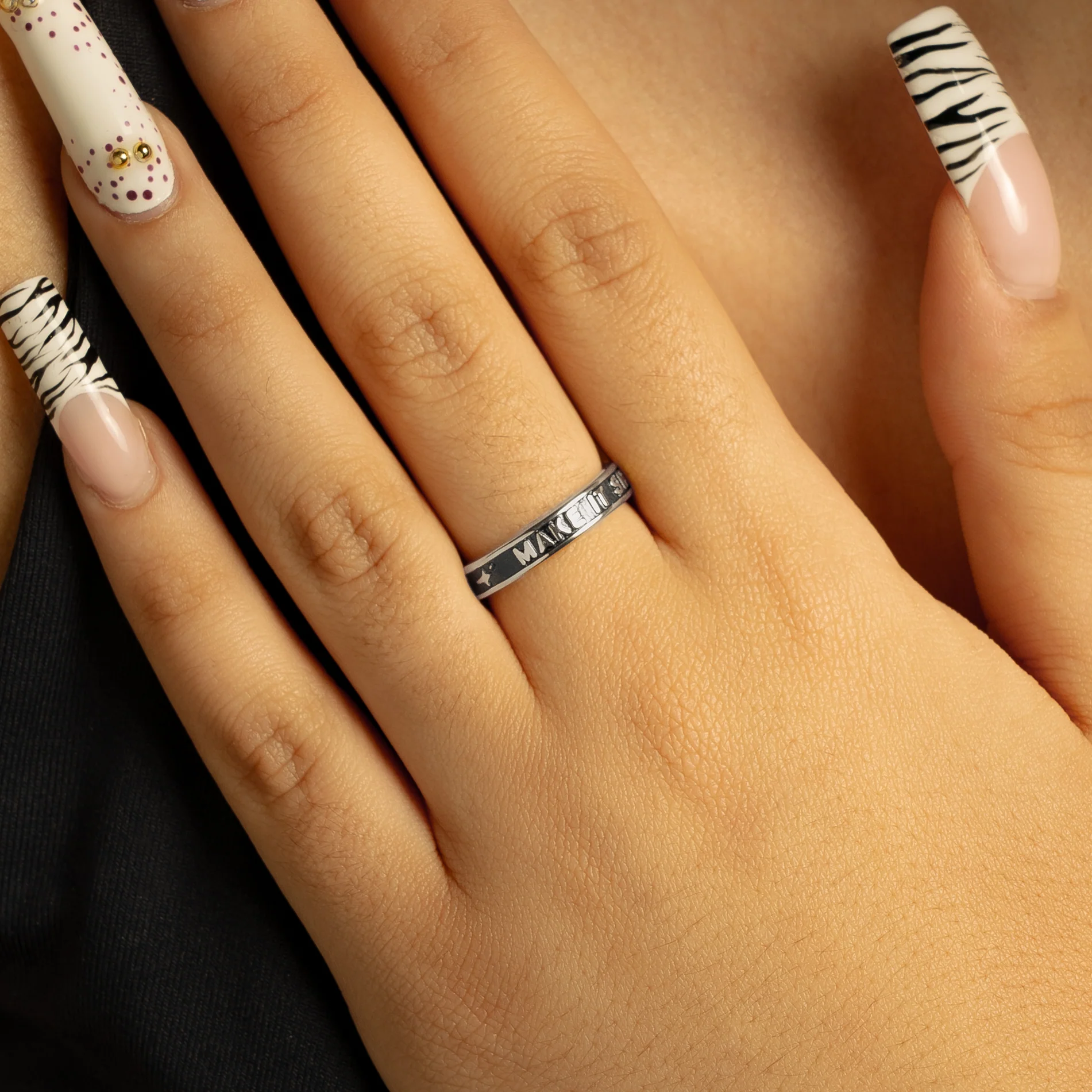Make it shine ring argentée - Image 2