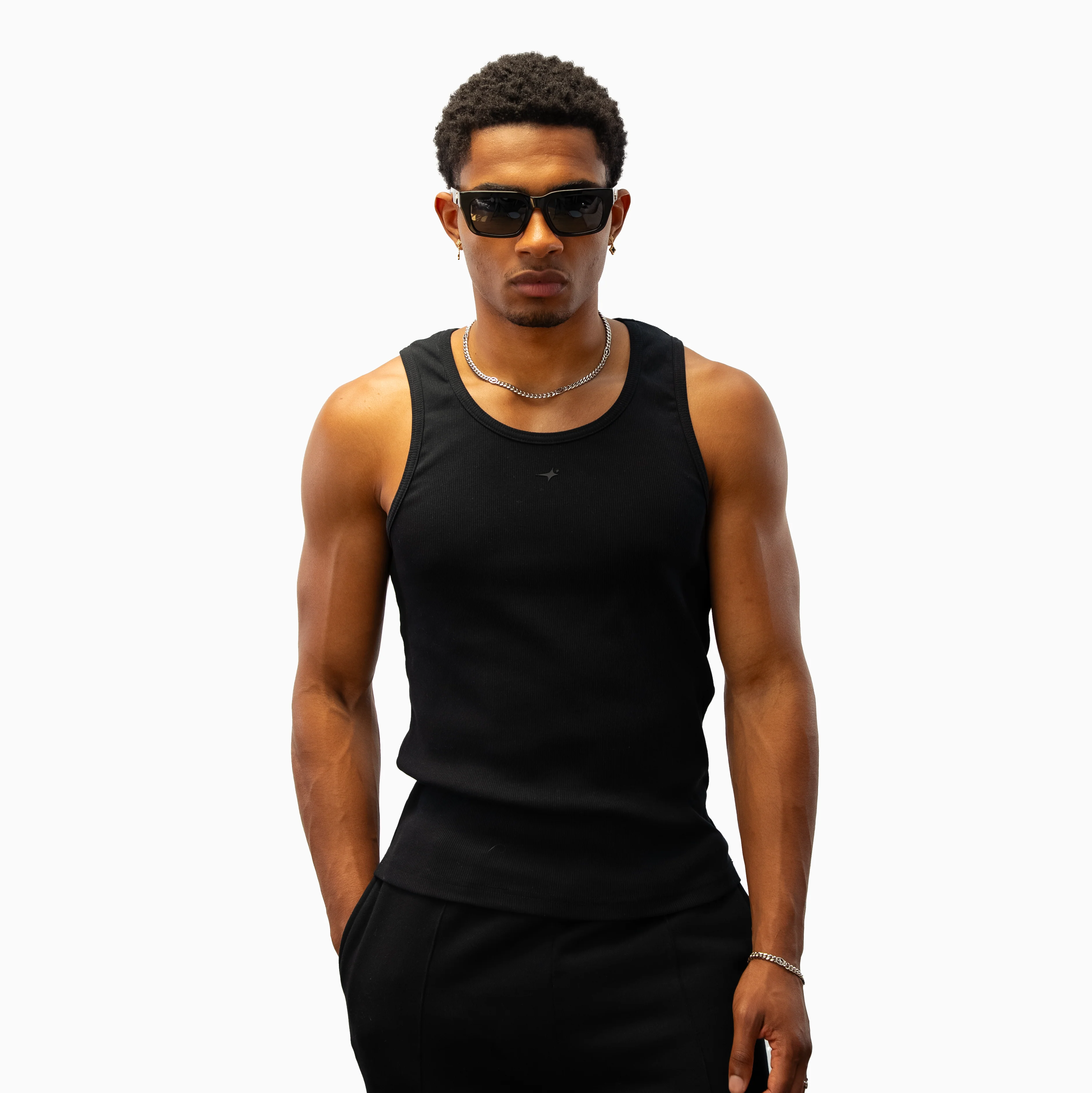 Rib Tank Signature - Noir - Image 3