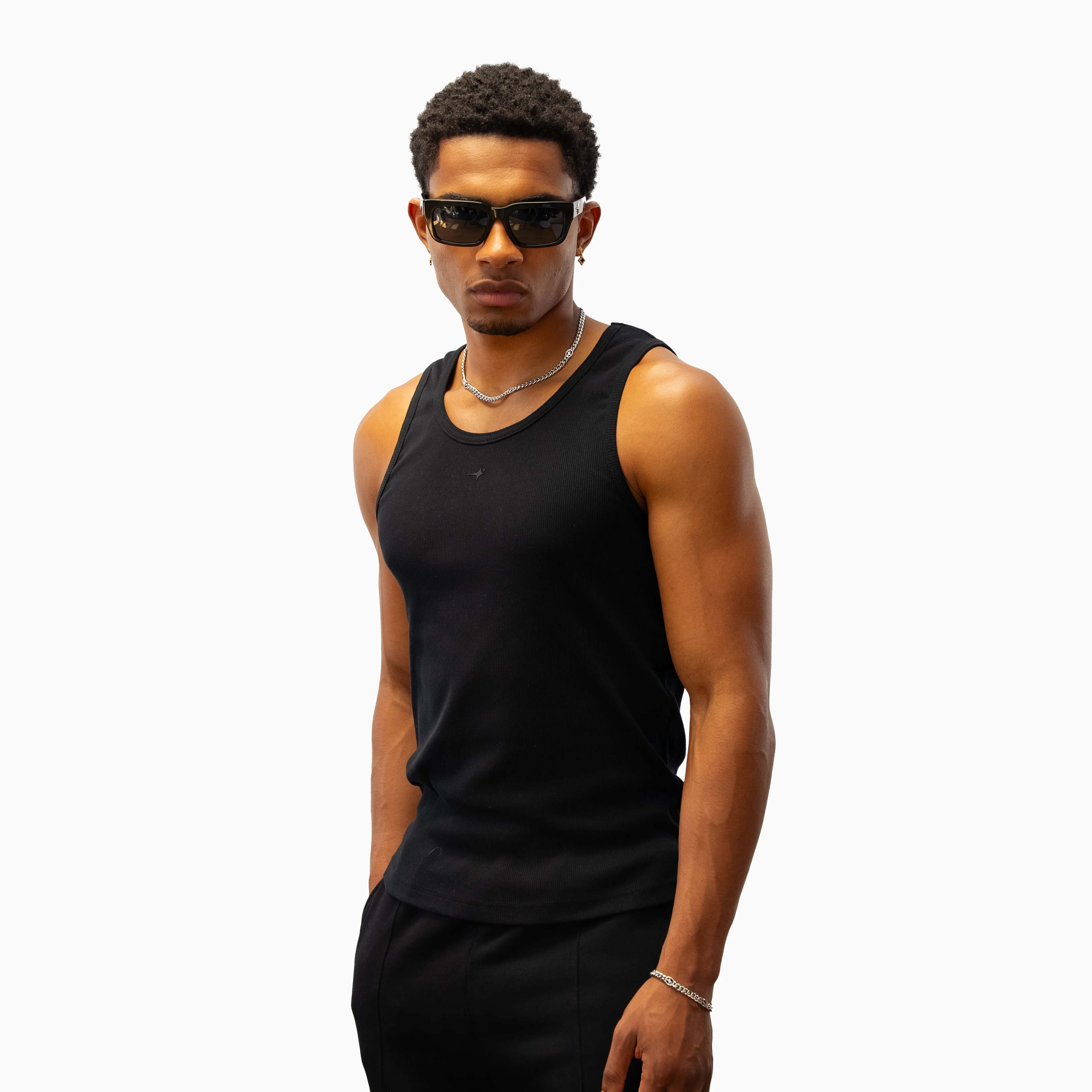 Rib Tank Signature - Noir - Image 4