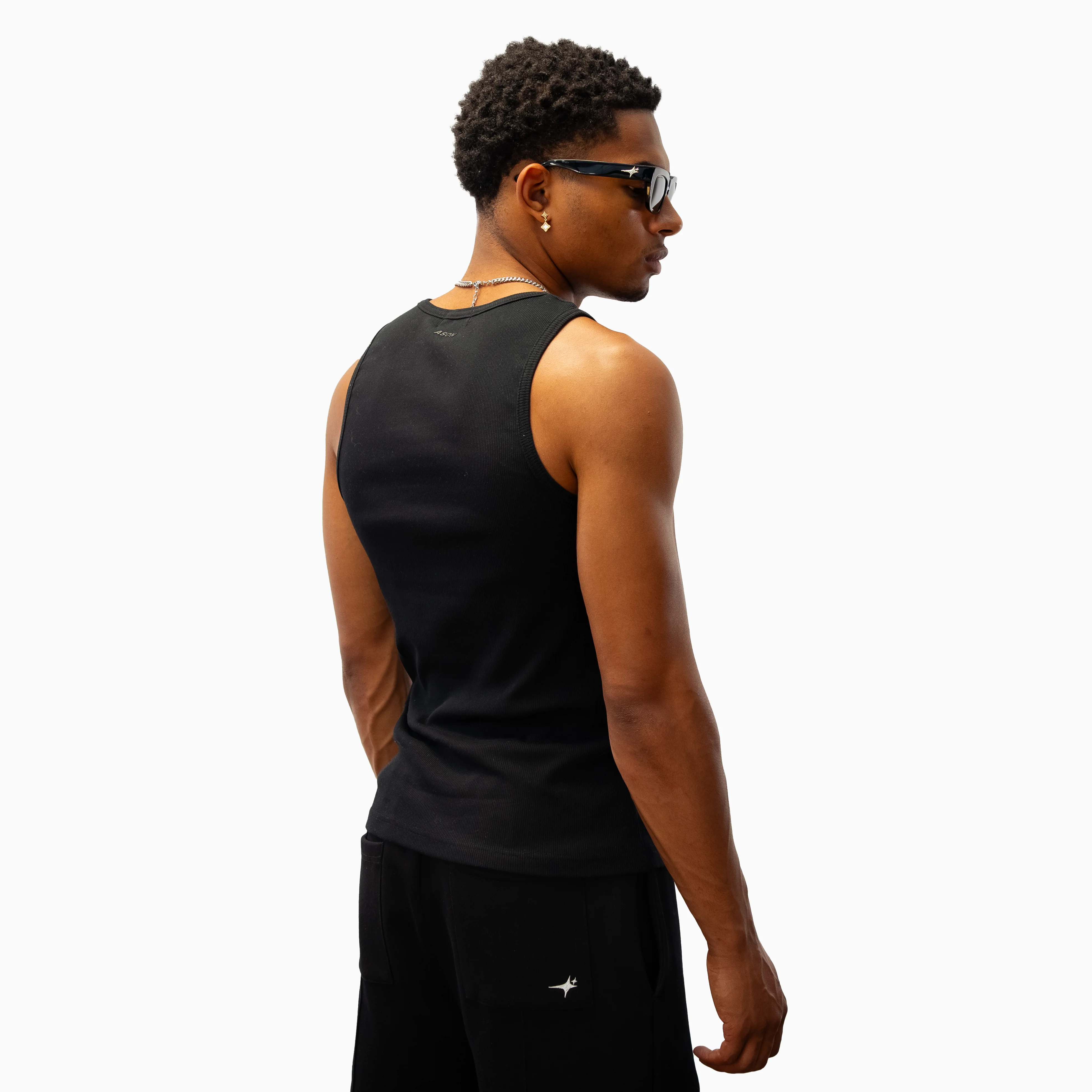 Rib Tank Signature - Noir - Image 6