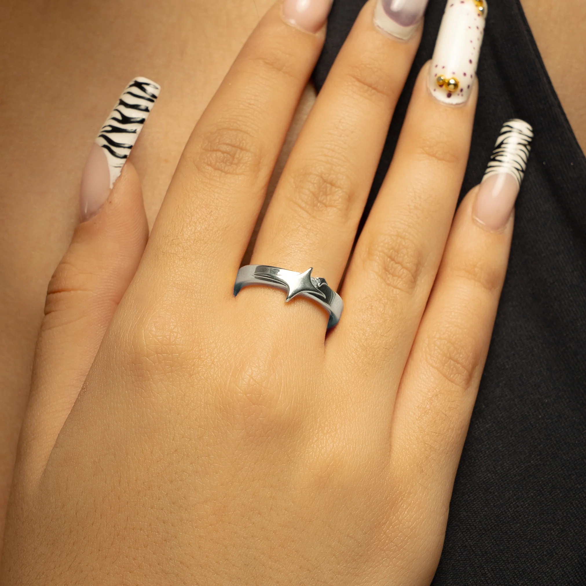 Signature ring argentée - Image 2