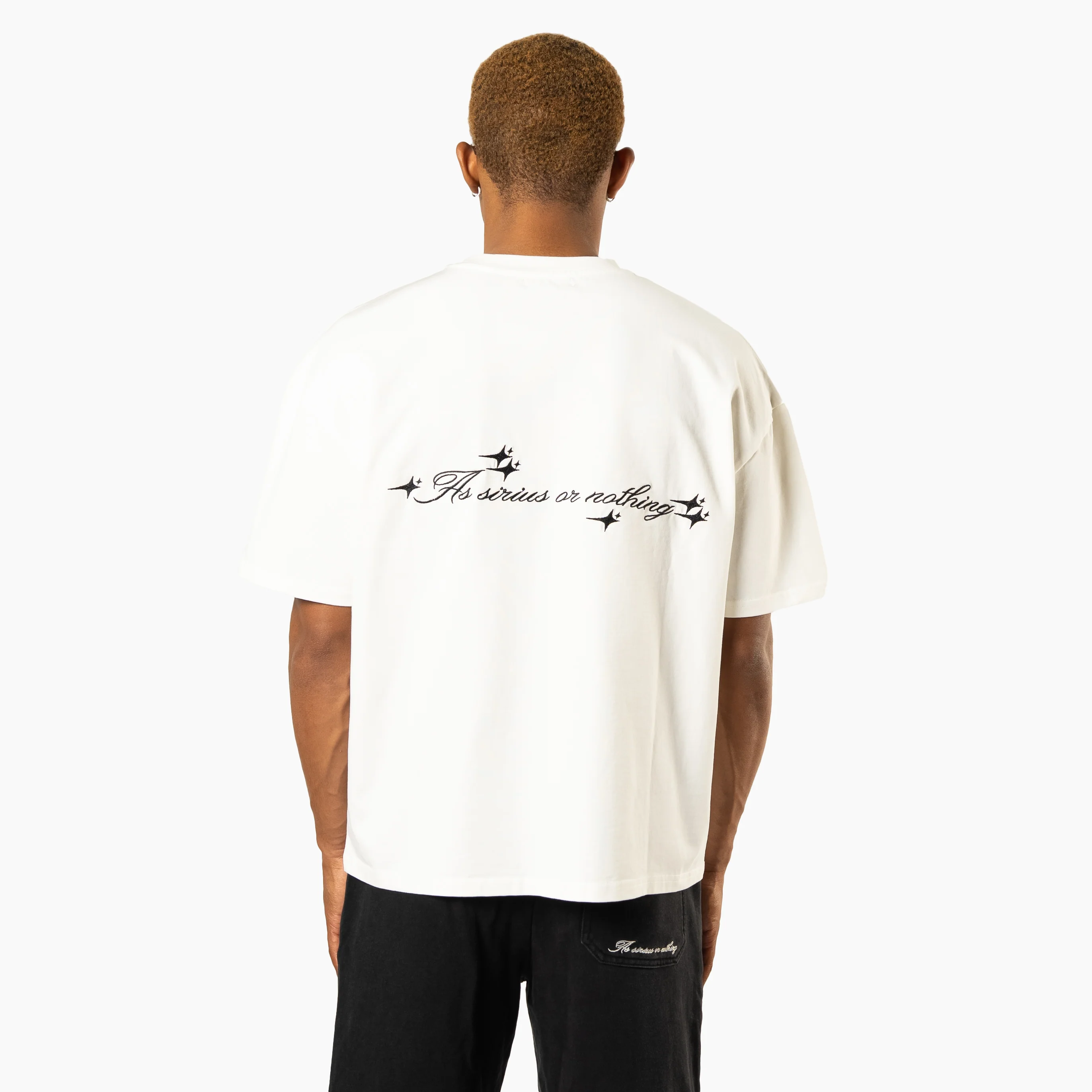 T-shirt Double Stars Blanc - Image 6
