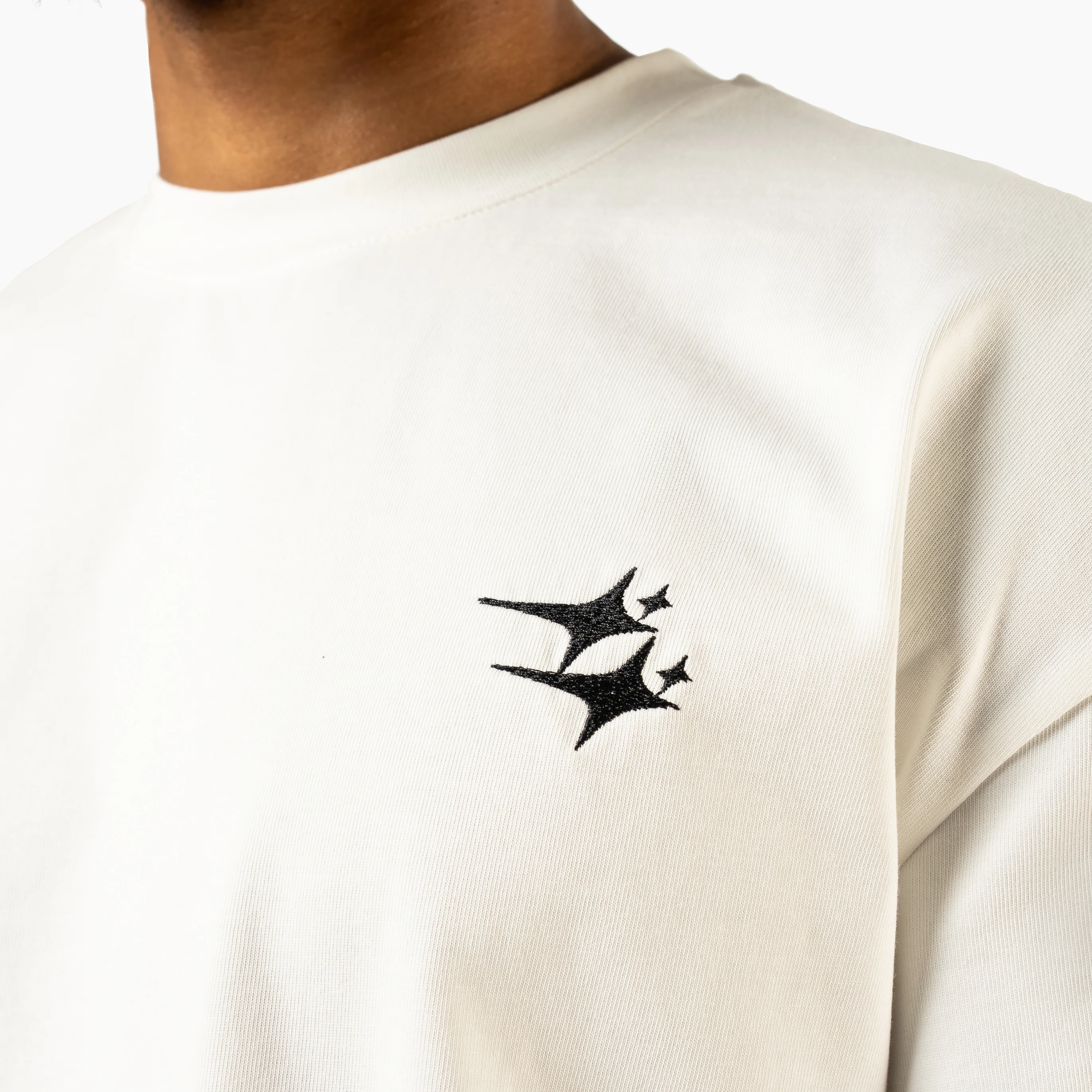 T-shirt Double Stars Blanc - Image 7