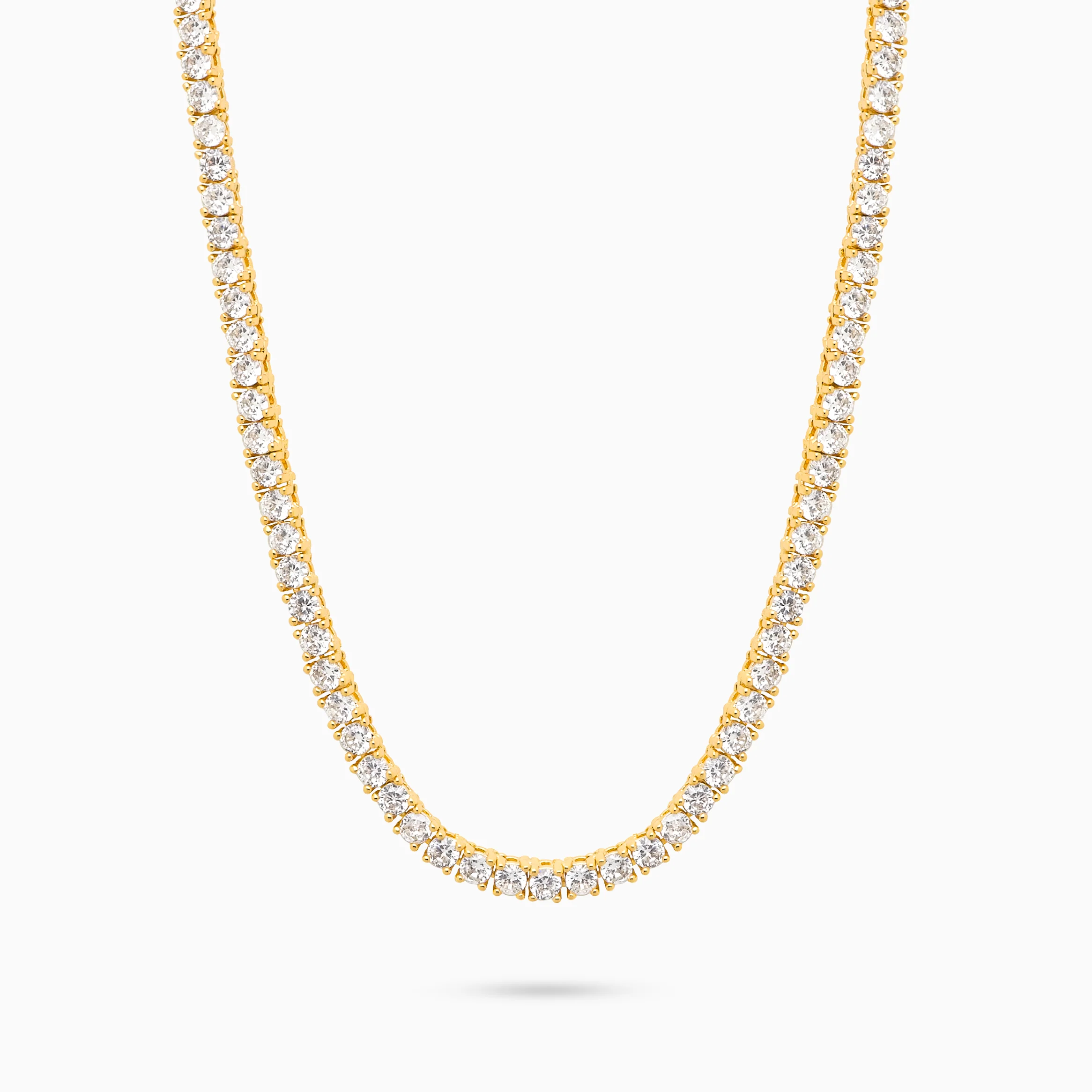 Chaîne Tennis 3 mm dorée